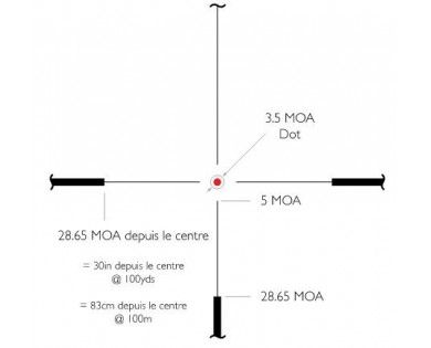 Lunette mixte Hawke ENDURANCE 30 WA 1.5-6x44 L4ADOT 