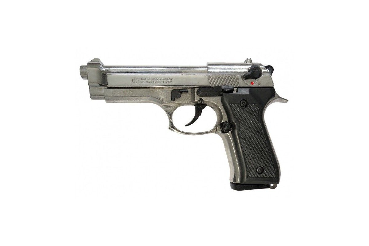 PISTOLET 92 AUTO CAL. 9MM PA CHROME NEW VERSION PISTOLET 92 AUTO CAL. 9MM PA CHROME NEW VERSION