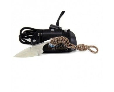 COUTEAU WILDSTEER KRILL PARACORDE DESERT CAMO + ETUIS KYDEX 