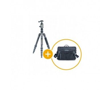 Kit trépied veo 2 go 235ab avec sac photo à bandoulière veo go 34m noir 