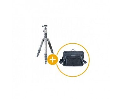 Kit trépied veo 2 go 265cb avec sac photo à bandoulière veo go 34m noir 