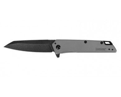 Couteau Misdirect - Lame 76mm - Manche Inox - Clip reversible 