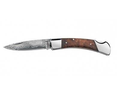 Couteau Damascus Lord - Lame 92mm - Manche Ronce 