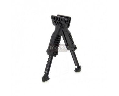 Poignée tactique Bipod Fab Defense avec bipied télescopique 
