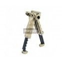 Poignée tactique Bipod Fab Defense avec bipied télescopique TAN 