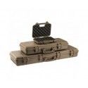 Mallettes anti-choc tan pour Armes de poing 31.5 cm 