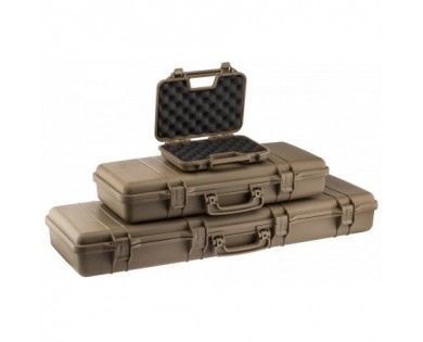 Mallettes anti-choc tan pour Armes de poing 31.5 cm 