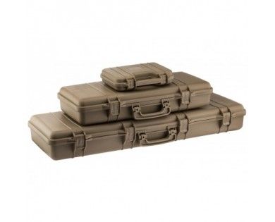 Mallettes anti-choc tan pour Armes de poing 31.5 cm 
