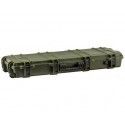 Mallette Verte OD Green ABS armes longues 104.5 cm avec mousse pré-découpée 