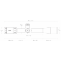 Lunette de tir Hawke SIDEWINDER 6.5-20x42 mil dot 