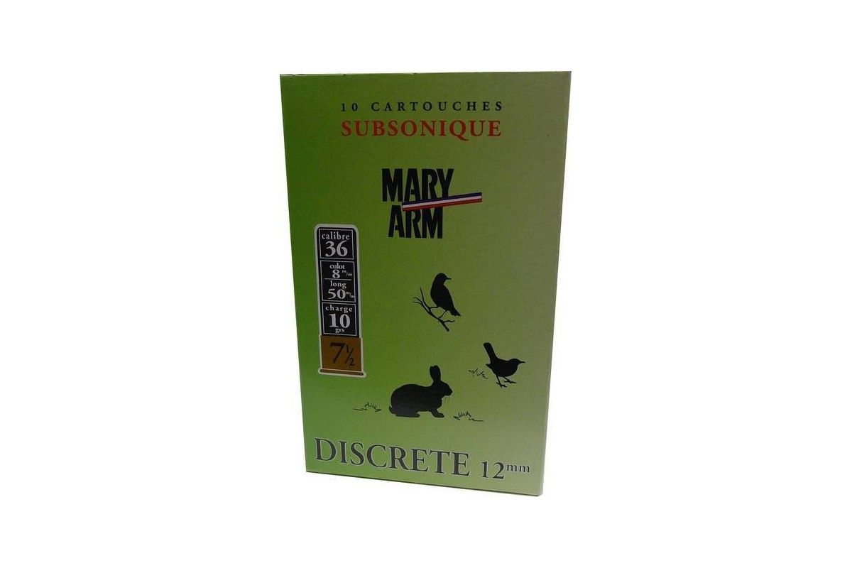 Cartouches Mary Arm Discrete 12mm
