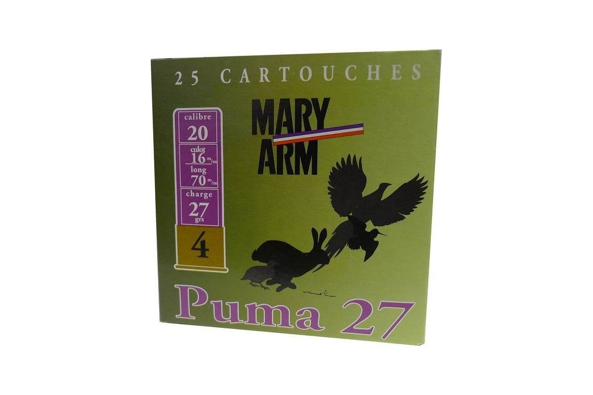 Cartouches Mary Arm Puma 27 calibre 20/70