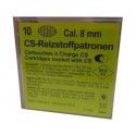 Boîte de 10 cartouches 8mm gaz CS Umarex 