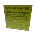 Boîte de 10 cartouches 9mm gaz CS Umarex 