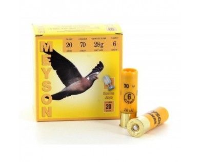 Cartouches calibre 20/70mm special palombes plombs n°6 