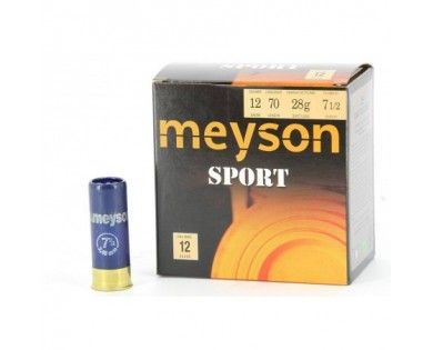 1 boîte de 25 Cartouches Meyson Sport 28 grammes 7.5 calibre 12 