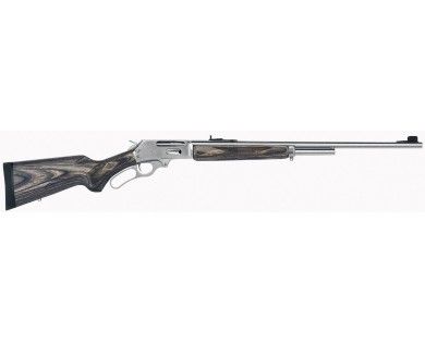 Carabine a levier de sous garde Marlin 336 inox calibre 30-30 win crosse lamellée collée grise 