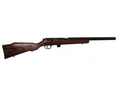 Carabine Marlin 925 custom silence 22 LR Accu Trigger - Bois lamellé collé + canon silence intégral 