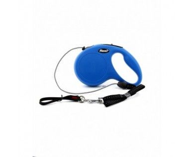 Laisse de taille médium Flexi BLEU 5m de corde 
