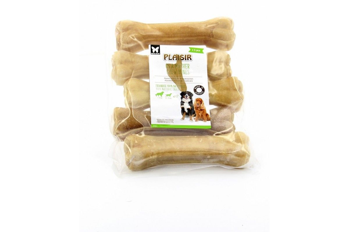 Plaisir OS à Mâcher x5 pour les chiens de 8kg à + de 15kg Martin Sellier Plaisir OS à Mâcher x5 pour les chiens de 8kg à + de 15kg Martin Sellier