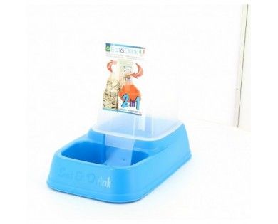 Distributeur 2 en 1 pour l'eau et les croquette Martin Sellier 