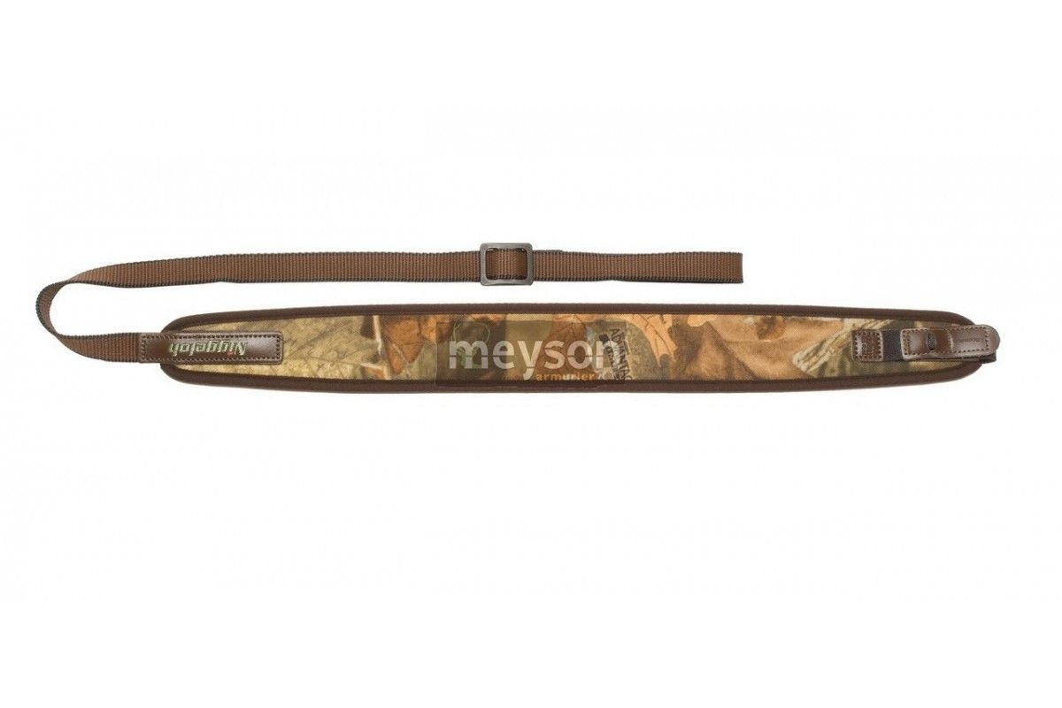 Bretelle Néoprène Camo pour Carabine avec attaches rapides Bretelle Néoprène Camo pour Carabine avec attaches rapides