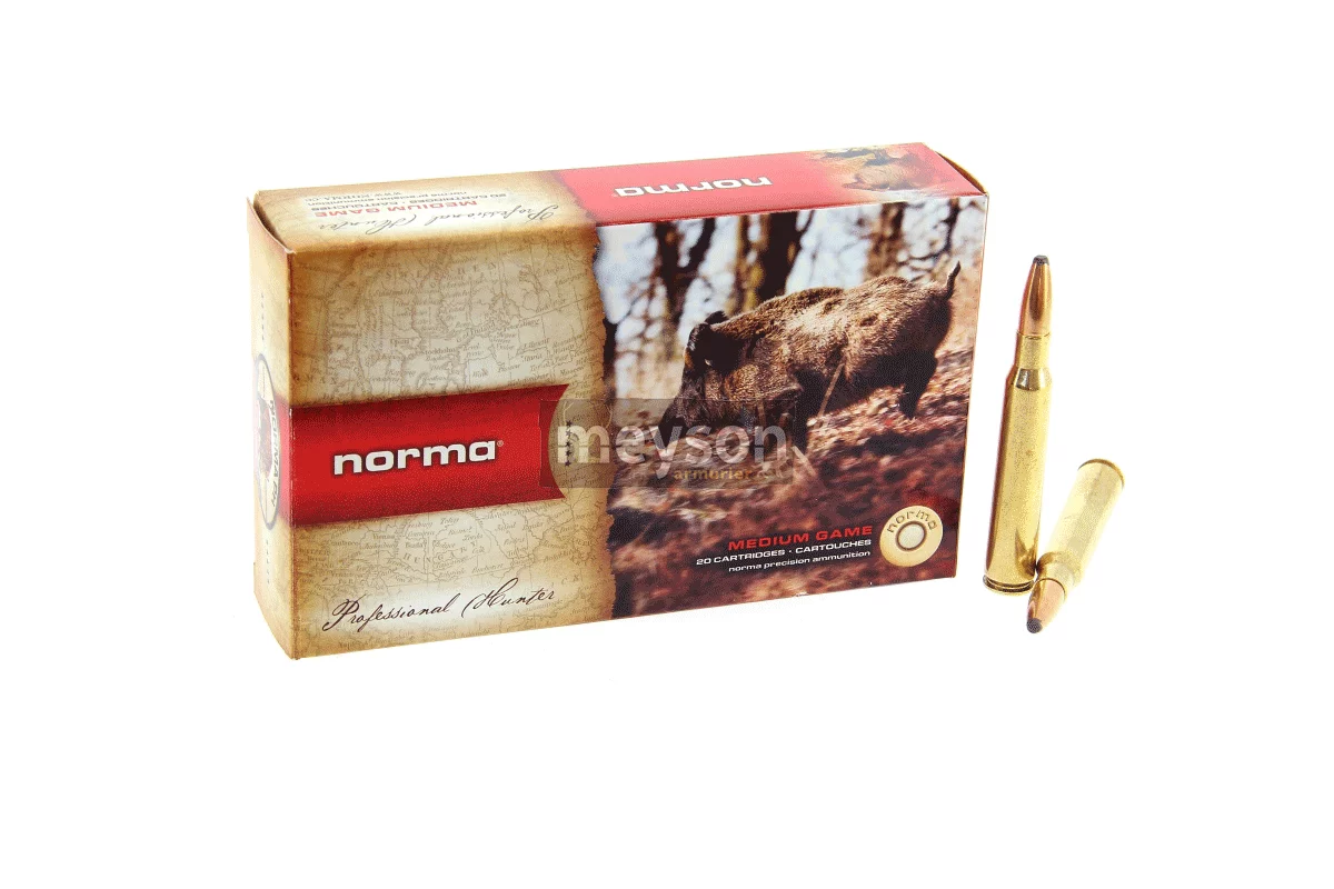 Munitions Norma Calibre 7x64 156 Gr Soft Point Oryx 