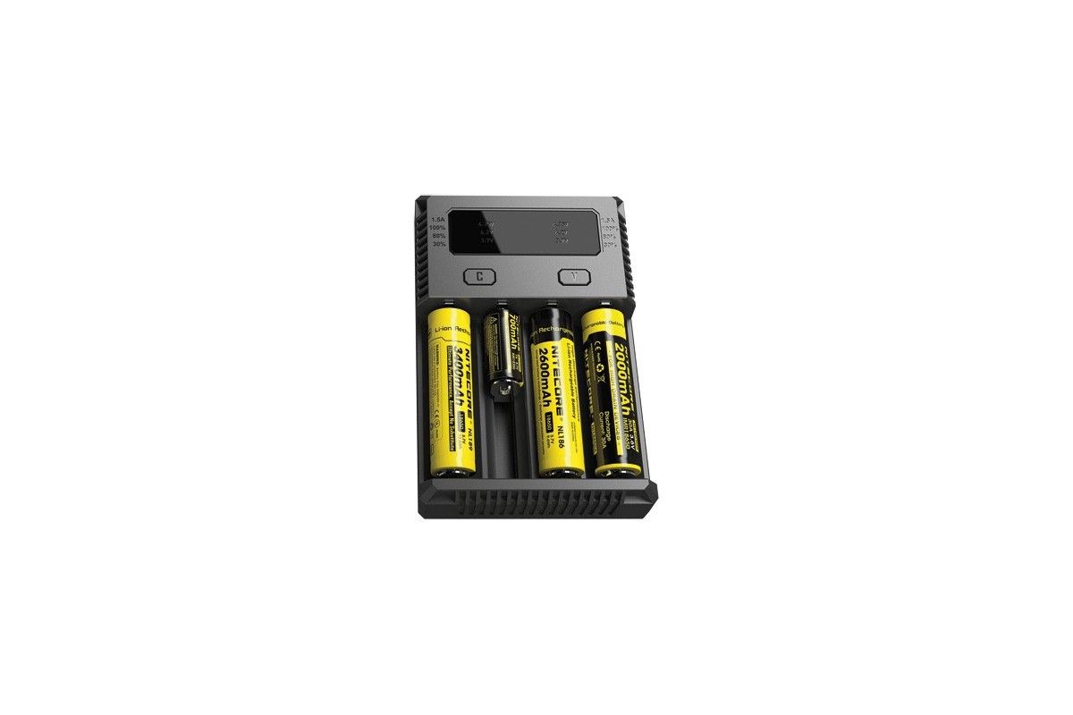 Chargeur Nitecore NCIA Intelligent 4 batteries Chargeur Nitecore NCIA Intelligent 4 batteries