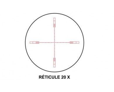 Lunette de TLD Electropoint à tourelles hautes 8-32 x 56 
