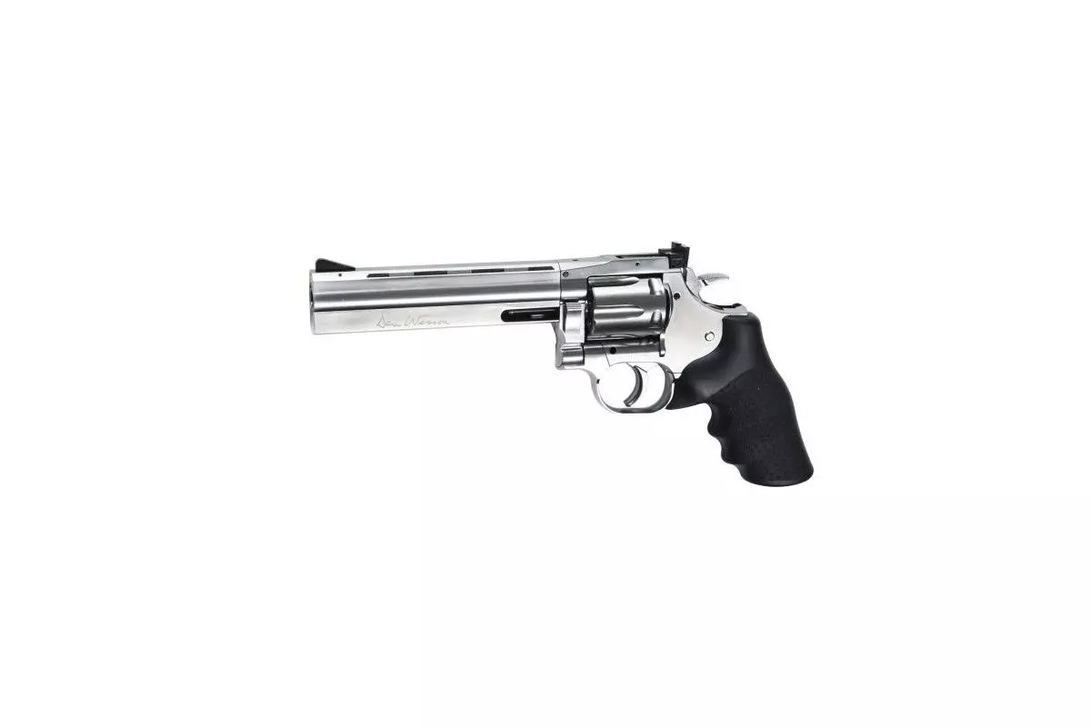 Revolver Dan Wesson 715 6'' nickelé, calibre 4.5 mm BBS 