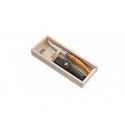 Coffret Couteau OPINEL N°10 Olivier Lame de 10 cm 