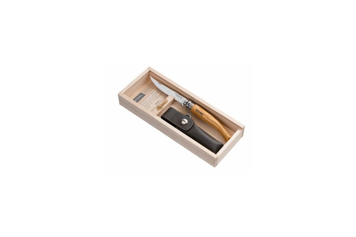 Coffret Couteau OPINEL N°10 Olivier Lame de 10 cm Coffret Couteau OPINEL N°10 Olivier Lame de 10 cm