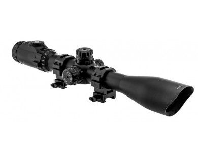 Lunette de tir UTG Mildot illuminée 4-16 x 44 mm 