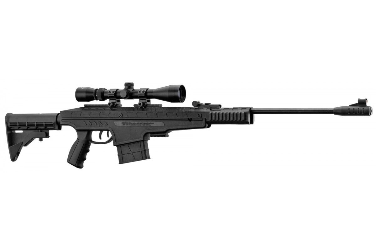 Pack Carabine à Air Tactique Break Barrel Pendleton Cal.4.5 + Lunette 3-9x40