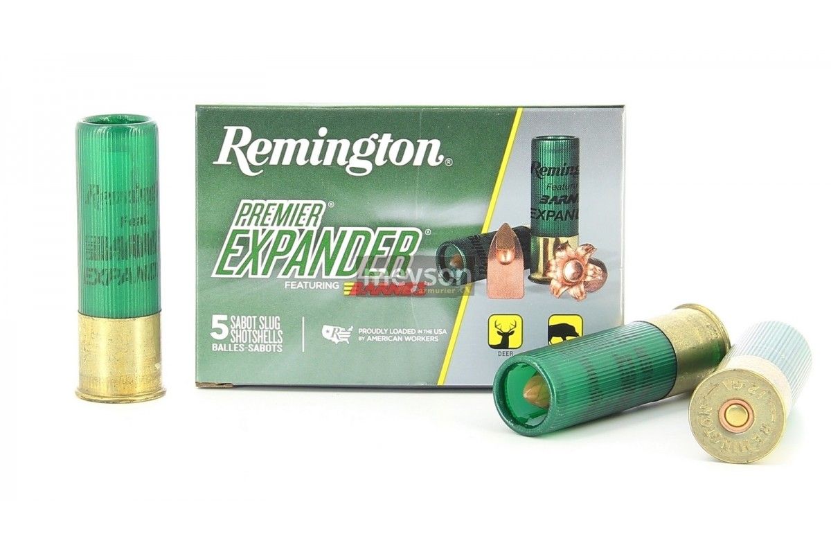 Cartouches à balle Remington premier Expander cal. 12/70 Cartouches à balle Remington premier Expander cal. 12/70