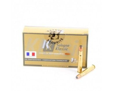 Munitions subsonique Sologne calibre 35 Whelen Core Lock 200 grains - 13 grammes 