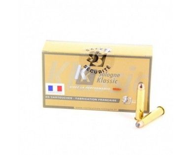 Munitions subsoniques Sologne calibre 444 Marlin Nosler Sporting FP 240 grains - 15,6 grammes 