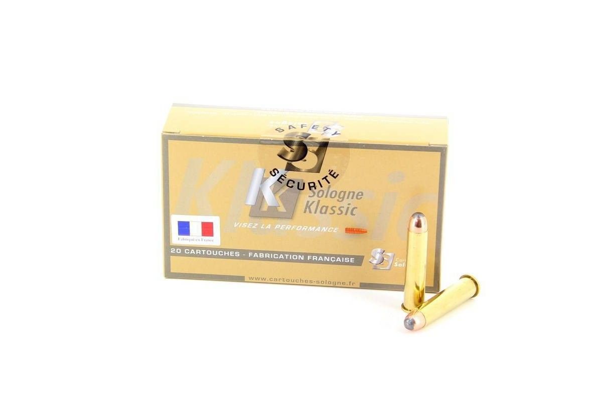Munitions subsoniques Sologne calibre 444 Marlin Nosler Sporting FP 240 grains - 15,6 grammes Munitions subsoniques Sologne calibre 444 Marlin Nosler Sporting FP 240 grains - 15,6 grammes