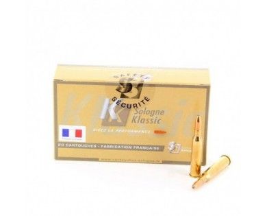 Munitions subsoniques Sologne calibre 6,5x57 R Lapua 155 grains – 10 grammes 
