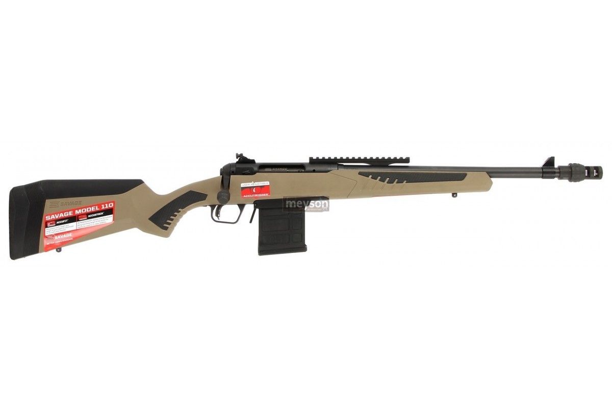 Carabine Savage 110 Scout filetée avec frein de bouche ASE Utra