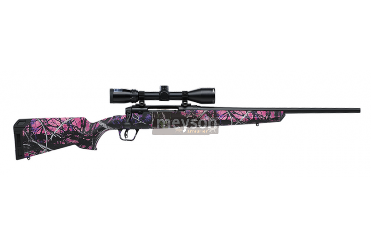 Carabine Savage Axis XP Camo Muddy Girl filetée M14x1