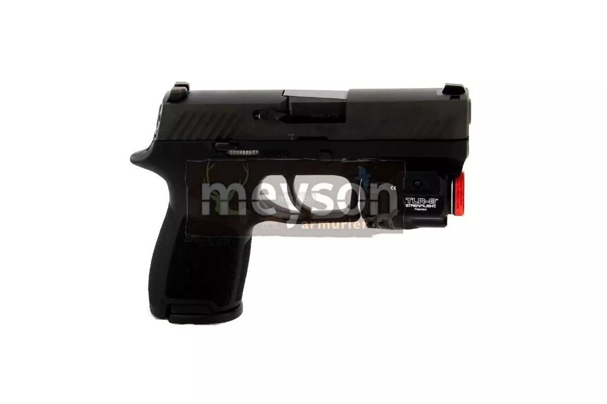 Pistolet Sig Sauer P320 C calibre 9x19 + lampe laser Streamlight TLR-8 offerte 