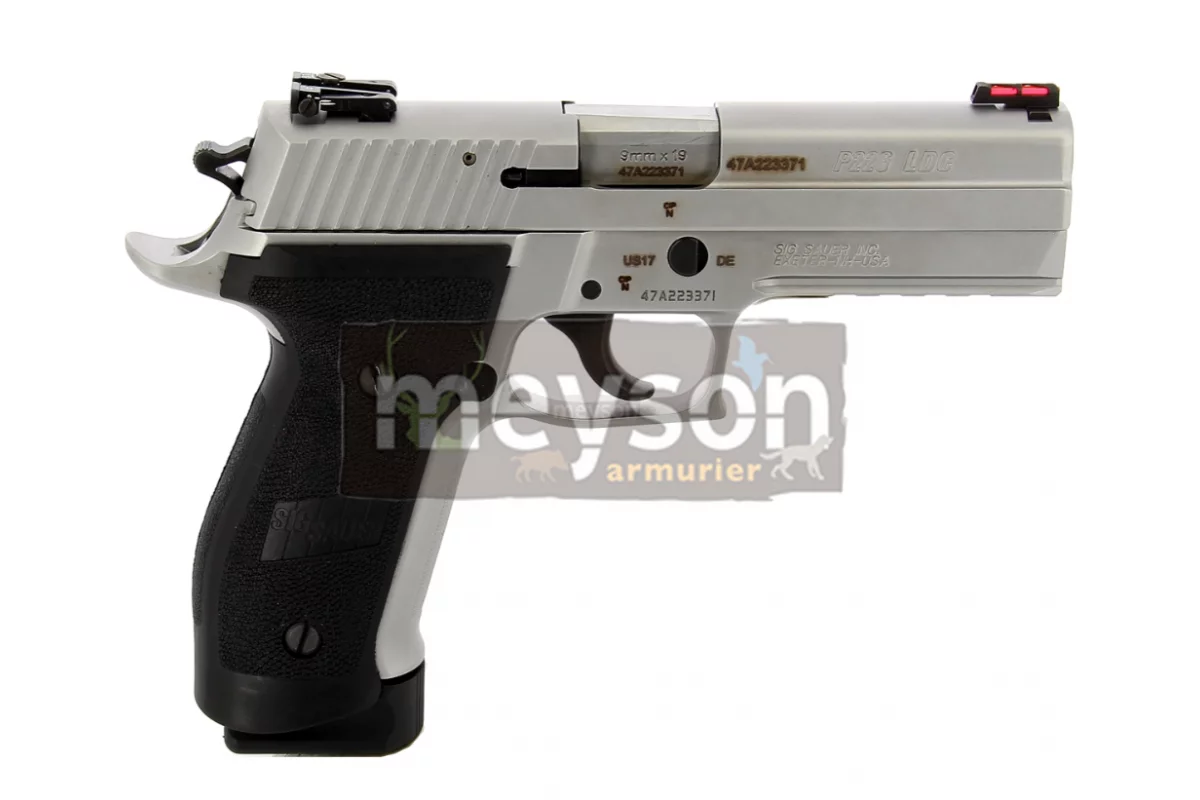 Pistolet semi-automatique Sig Sauer P226 LDC Tacops Inox calibre 9x19 