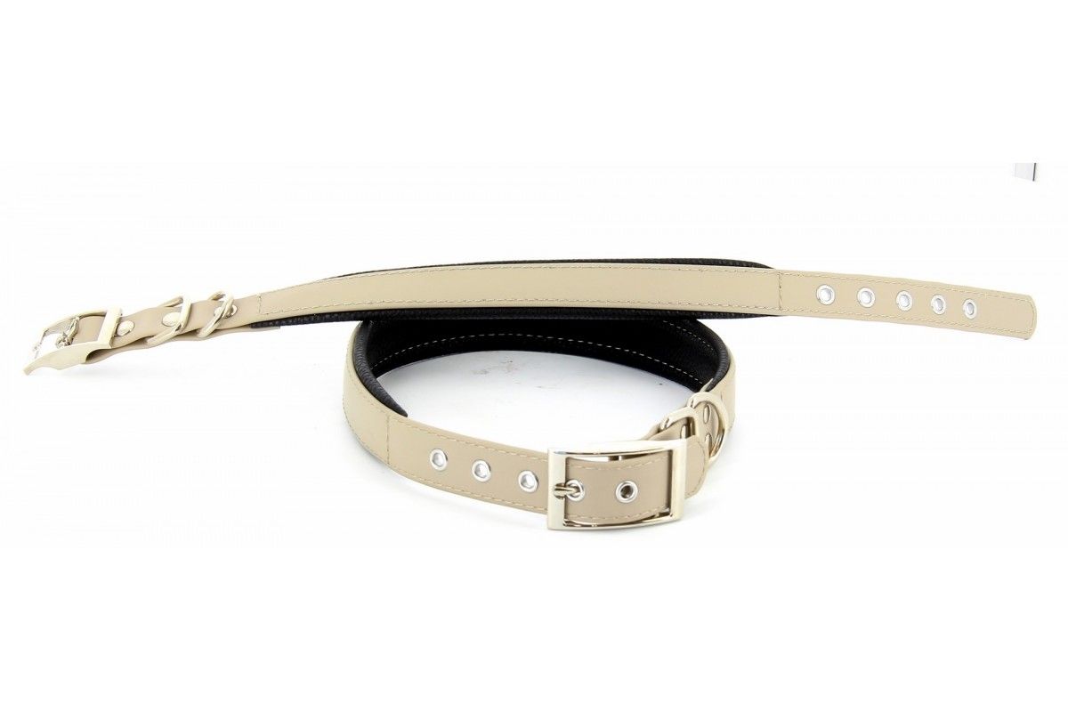 Collier Doublé cuir Taupe Stepland