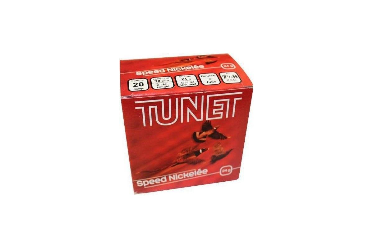 Cartouches de chasse SPEED NICKELEE 24G Bourre à Jupe Calibre 20