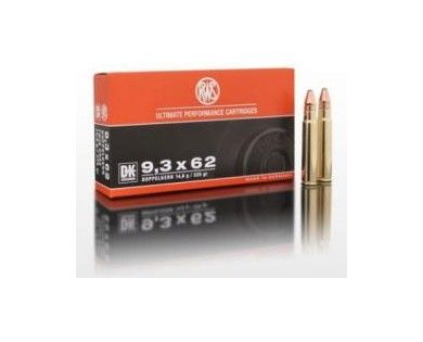 Munitions RWS 9.3x62 DK 14.6g 225 grains 