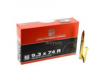 Munitions De Grande chasse RWS 9,3x74r Ks 16g 247 Grains 