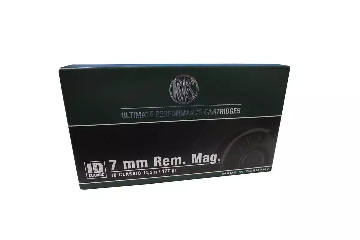 Munitions RWS 7mm Rem Mag ID Classic 177 Gr 