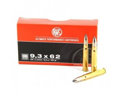 Munitions RWS 9,3x62 Uni Classic 19g - 293 grains 