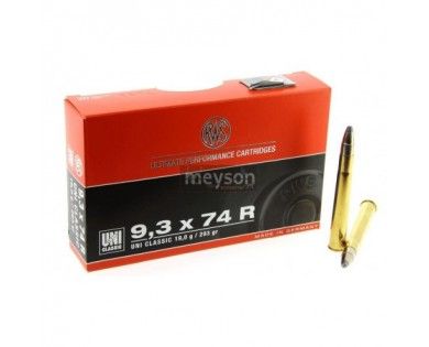 Munitions De Grande chasse RWS 9,3x74r Uni 19g 293 Grains 